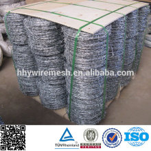 Hot dipped and Electro galvanized Boundary barbed wire fence